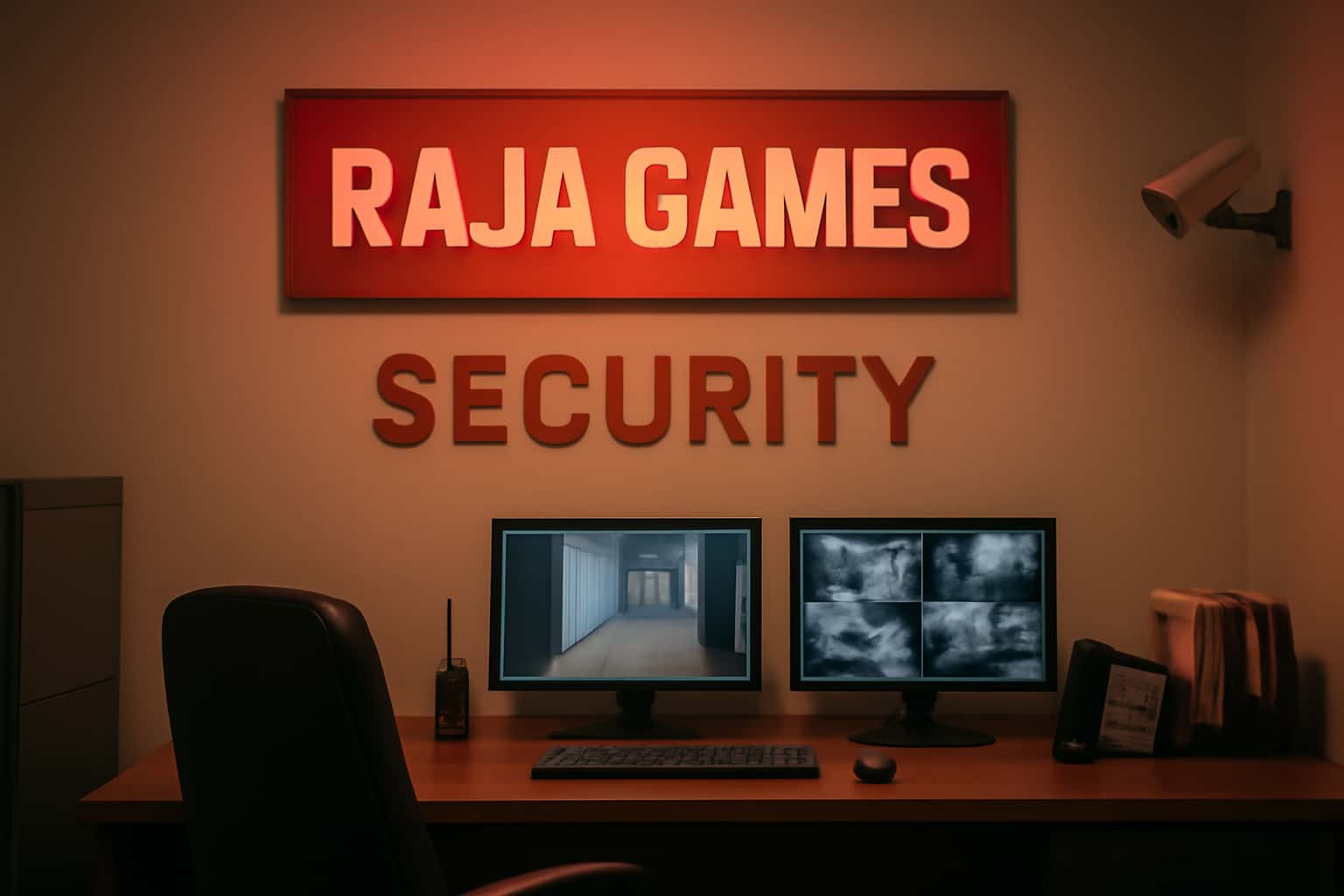 A professional representation of Raja Games Security.